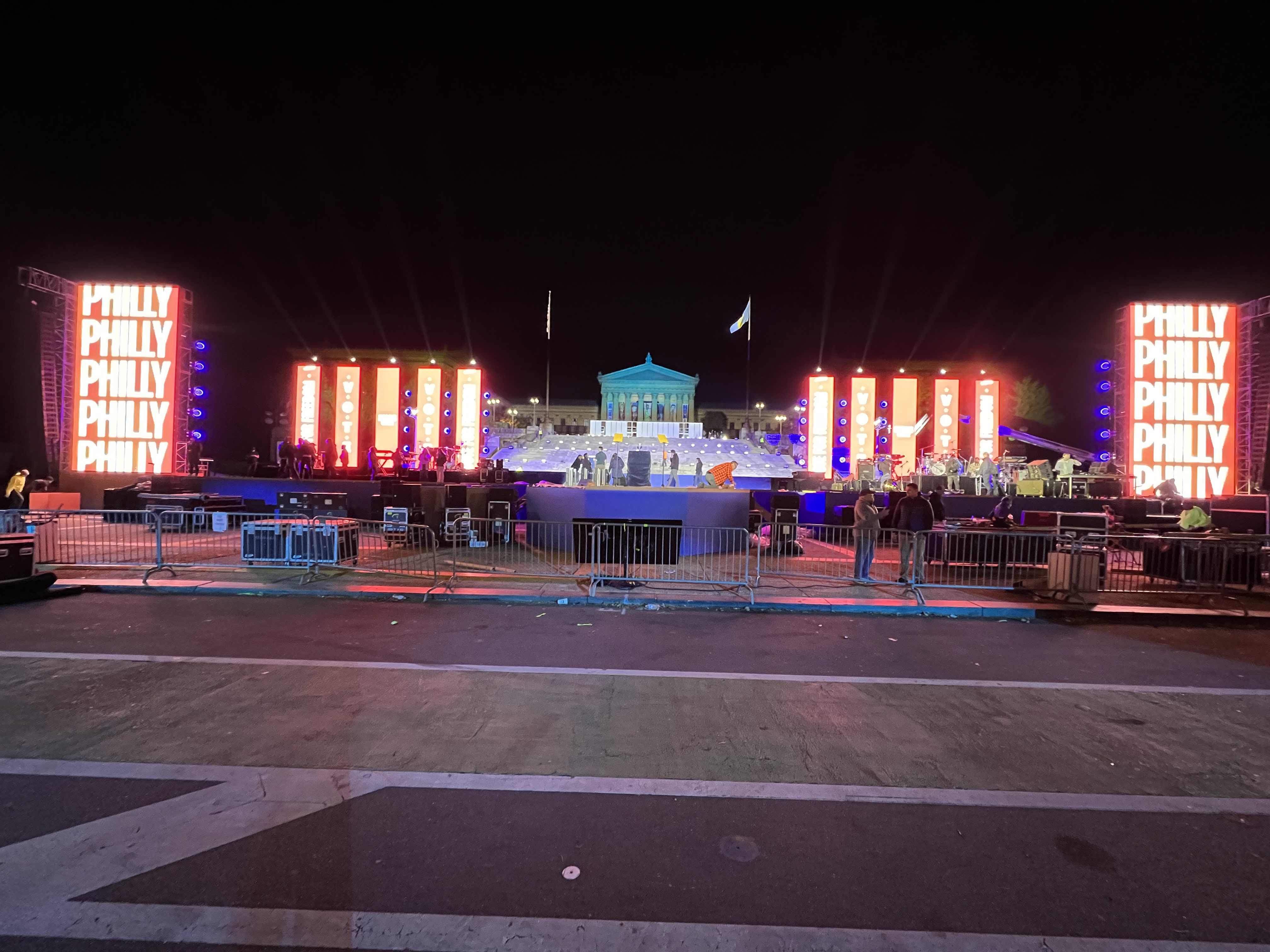 Presidential Campaign Rally — LED Stage